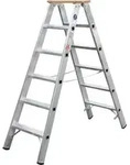 ILLER-LEITER Stufenstehleiter beidseit. 51706