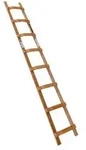 Euroline Holz Dachdeckerleiter 8 Sprossen