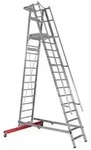 Euroline Premium 32777 Podestleiter fahrbar 14 Stufen