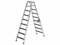 ALU-Stehleiter clip-step 2x9 Stufen 41642