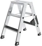 MUNK G&uuml;nzburger Steigtechnik 41636 Aluminium Stufen-Stehleiter Arbeitsh&ouml;he (max.):