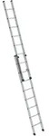 MUNK Aluminium-Schiebeleiter 2-teilig ohne Traverse 2x8 Sprossen