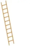 Layher 1052 Holzanlegeleiter 10 Sprossen