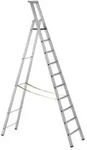 ZARGES 41380 Aluminium Stufen-Stehleiter klappbar 14.5 kg