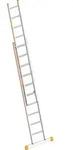 Layher Topic 1035 Schiebeleiter mit Quertraverse 2x10 Sprossen