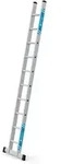 Sprossen-Anlegeleiter Alto L 10Sprossen L.3,05m Arbeits-H.3,9m Alu.geb&ouml;rdelt