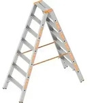 Layher Stufenstehleiter Topic 1043 Sprossen 2 x 7