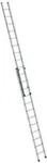 MUNK Aluminium-Schiebeleiter 2-teilig ohne Traverse 2x12 Sprossen