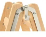 Hymer 7141024 Holz Stufen-Doppelleiter 25 kg