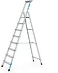 Zarges genietete Stehleiter, eloxiert XLstep S 8 Stufen