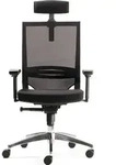 B&uuml;rodrehstuhl MYOPTIMAX m.Synchronmechanik Trgf.120kg schwarz Sitz-H.450-550mm