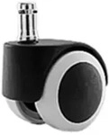 Rl.f.harte BD D.50mm f.B&uuml;rodrehstuhl Stift-L.23mm Stift-D.10mm 5...
