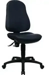 B&uuml;rodrehstuhl m.Permanentkontakt schwarz 420-550mm o.Lehnen Trgf.110kg TOPSTAR