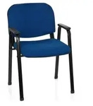 Besucherstuhl Stuhl XT 650 schwarz/blau hjh OFFICE
