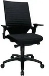B&uuml;rodrehstuhl m.Autosynchrontechnik schwarz 420-550mm m.Lehnen Trgf.110kgTOPSTAR