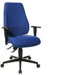 Topstar B&uuml;rodrehst&uuml;hle Sitness LADY, inkl. Armlehnen, blau