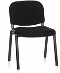 Konferenzstuhl Besucherstuhl Stuhl XT 600 schwarz/schwarz hjh OFFICE