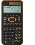 SHARP EL-W531XG Wissenschaftlicher Taschenrechner schwarz/orange