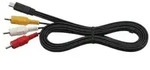 Sony VMC-15MR2 - Video- / Audiokabel - Camcorder-Stecker m&auml;nnlich zu RCA x 3