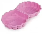 sandkasten mit Deckel Schelp 87 x 78 x 18 cm rosa