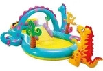 Intex Dinoland H&uuml;pfburg Kinderpool Aufblasbar 333x229x112 cm 57135NP