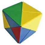 EDUPLAY 120-114 Magnetw&uuml;rfel, Kunststoff, 8 x 8 x 8 cm, bunt