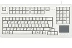 Cherry TOUCHBOARD G80-11900 USB Tastatur Deutsch, QWERTZ Grau Touch-Oberfl&auml;che,