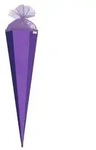 Bastel-Schult&uuml;te lila - eckig 85 cm