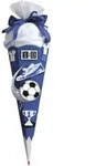 "ROTH Schult&uuml;ten-Bastelset "Soccer blau/wei&szlig;", 6-eckig, 680mm"