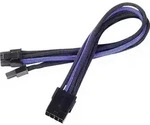 Silverstone Strom Anschlusskabel Schwarz, Blau