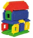 EDUPLAY 120-237 Noppen Bausteine aus Kunststoff 108 Teile mit Aufbewahrungsbox,