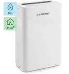 TROTEC Luftentfeuchter elektrisch TTK 52 E &ndash; Leistung 16 L/Tag &ndash; Fl&auml;che 31 m2 /