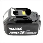 Makita DGA 506 T1 Akku Winkelschleifer 18V 125mm Brushless + 1x Akku 5,0Ah -...