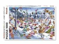 Piatnik 5351 Francois Ruyer Christmas Ski 1000 Teile Puzzle