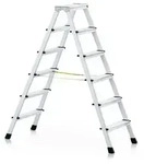 Zarges Stufen-Stehleiter 41266| 2 x 6 Stufen