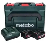Metabo Basis Set 2x Li-Power Akkupack 18 V 4,0 Ah CAS Li-Ion Akku + ASC 55 Ladeger&auml;t