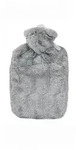 HUGO FROSCH 0570 W&auml;rmflasche Klassik Soft, Tierfelloptik, 1,80 l, grau