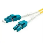 ROLINE LWL-Kabel Duplex, Single Mode 9/125&mu;m OS2, LC/LC, gelb, 5 m Fiber Optic Kabel