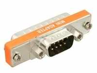 InLine® AT-Adapter, 9pol Sub D Stecker an 25pol Sub D Stecker, kurz Adapter /