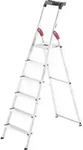 Hailo L60 StandardLine 8160-607 Aluminium Stufen-Stehleiter inkl. Werkzeugablage
