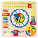 Small foot 4765 - Lerntafel Datum, Uhr- & Jahreszeiten (DE)