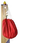 EDUPLAY 100011 2in1 Aufr&auml;umsack & Spieldecke, 100% Polyester, &Oslash; 135 cm, rot