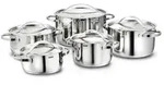 Kopf Topfset Stilo (Edelstahl, 10-teilig, inkl. 5 Deckel, Induktion)