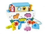 Hape Toys Pull Along Noah's Ark - Junge/M&auml;dchen - 12 Monat( e) - 4 Rad/R&auml;der -