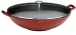 Kela Wok Calido Rund aus Gusseisen mit Emaillenbeschichtung H 17cm
