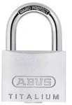 64 TitaliumTM - ABUS Vorhangschloss - security level 6 - Schlossabmessung 77 x 50 x