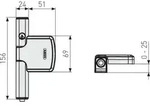 ABUS Fenster-Zusatzsicherung FTS206 S AL0125