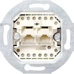 GIRA Einsatz UAE-/IAE-/ISDN-Steckdose Standard 55, E2, Event Klar, Event, Event Opak,