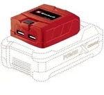Einhell 4514120 TC-CP 18 Li USB-Solo Akku-Adapter