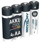 Akkuzelle maxE 1,2 V 2500 mAh R6-AA-Mignon HR6 4 4St./Blister ANSMANN
